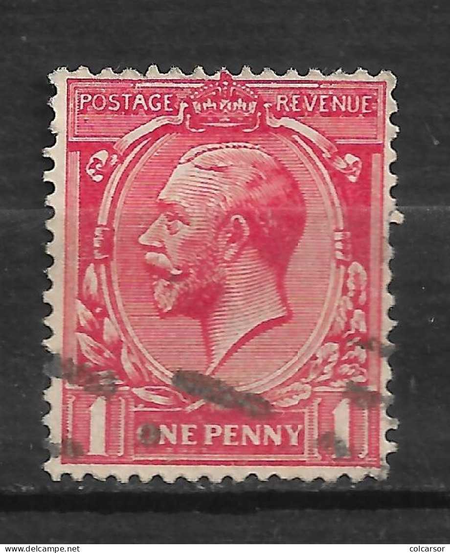 GRANDE  BRETAGNE " N°   140  " GEORGE V " - Used Stamps