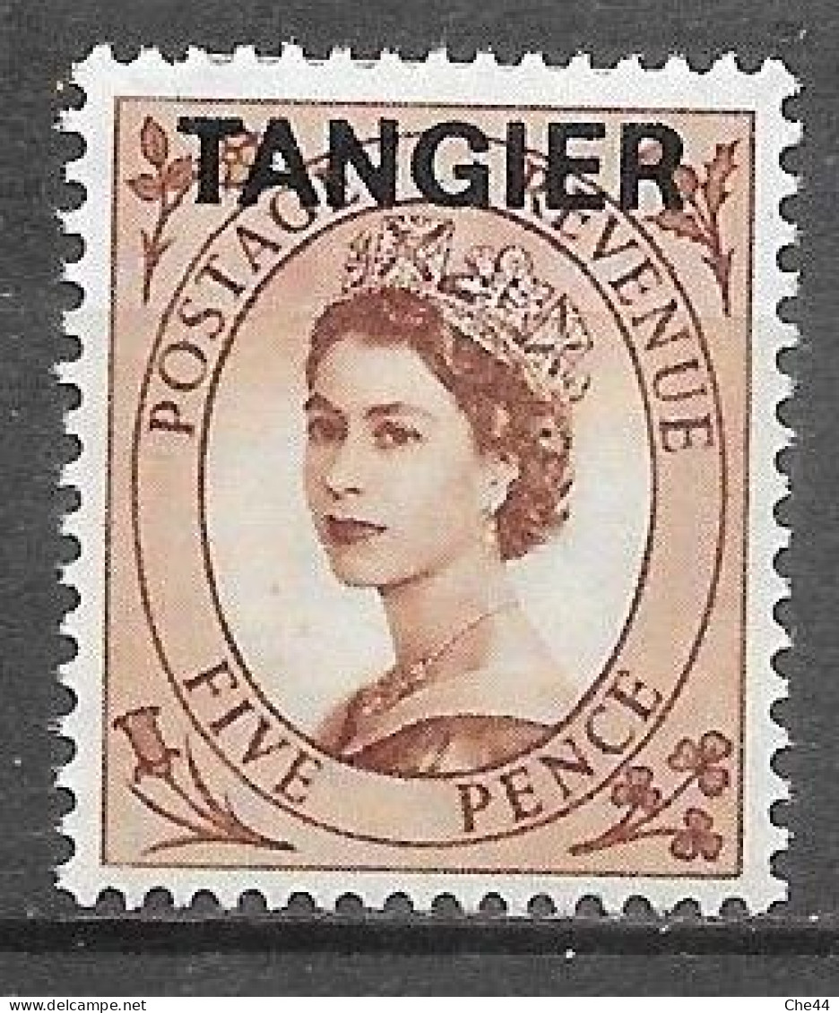 Bureaux Anglais : Tanger : Elisabeth II : N°62 Chez YT. - Oficinas En  Marruecos / Tanger : (...-1958