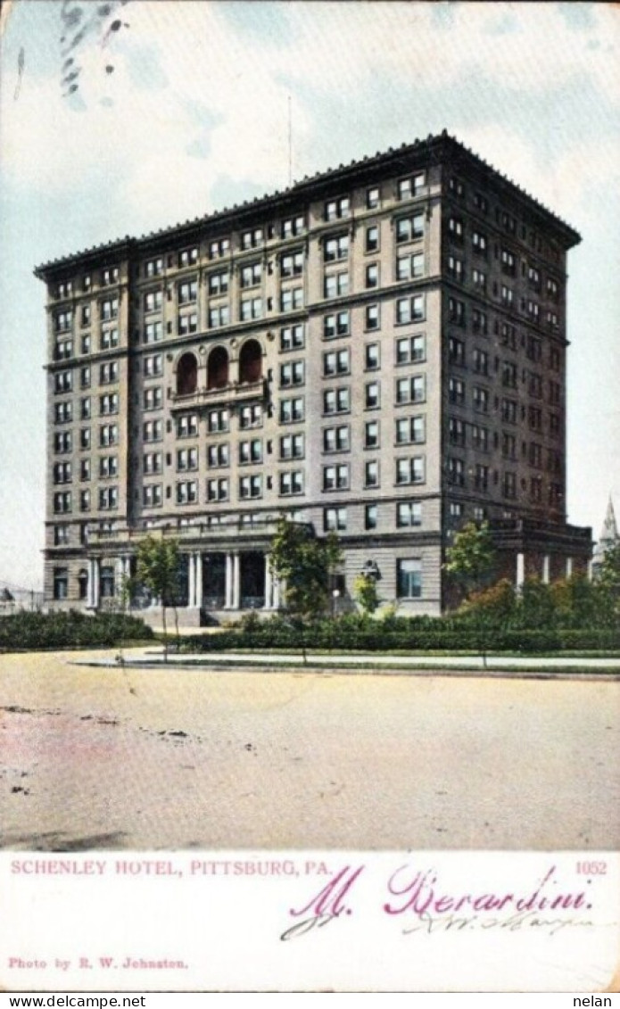 SCHENLEY HOTEL PITTSBURG - Pittsburgh