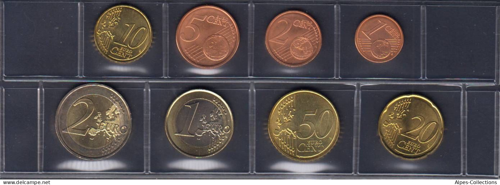 LUX2007.2 - SERIE LUXEMBOURG - 2007 - 1 Cent à 2 Euros - Luxembourg