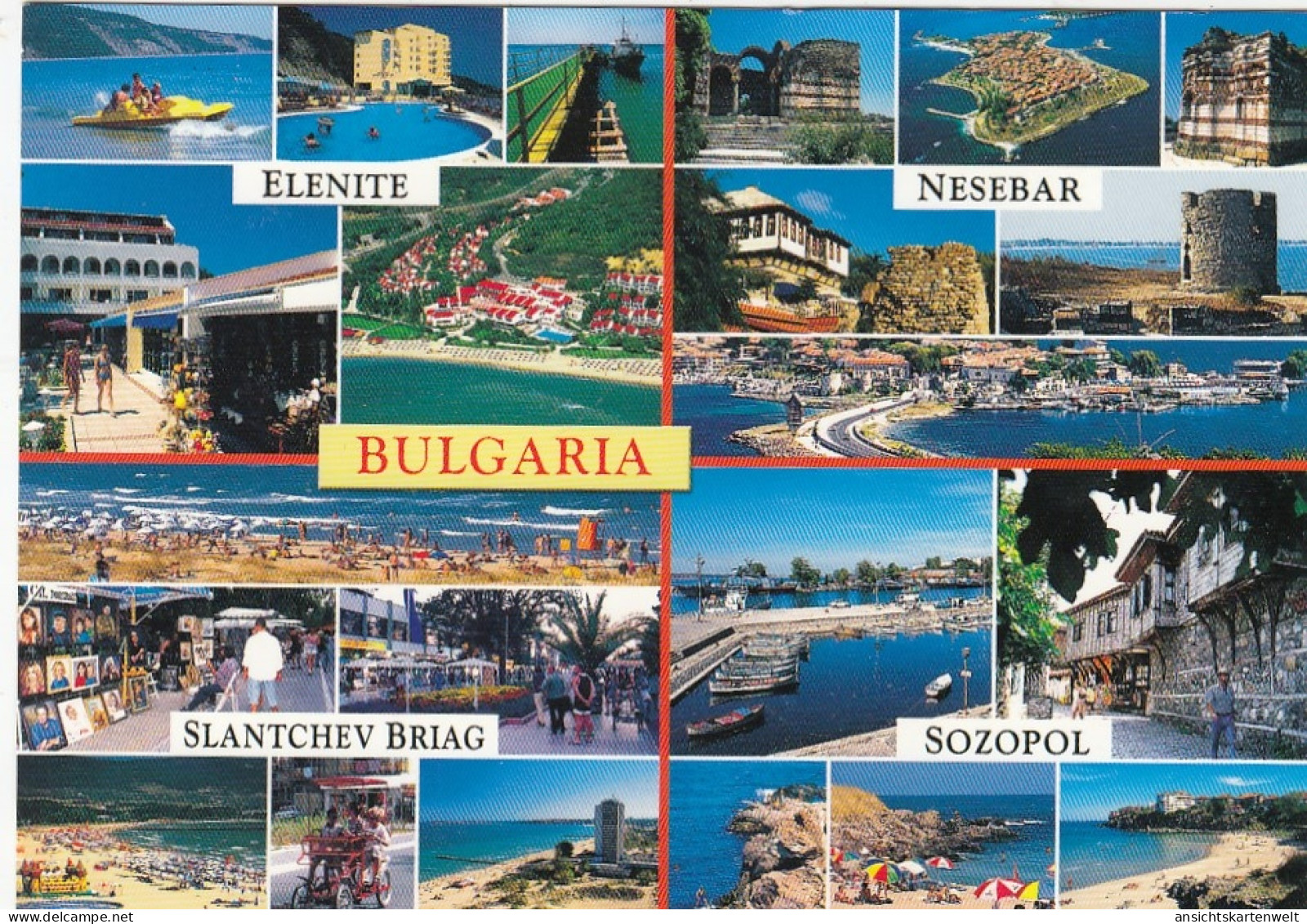 Bulgarien, Mehrbildkarte Ngl #G1168 - Bulgarie