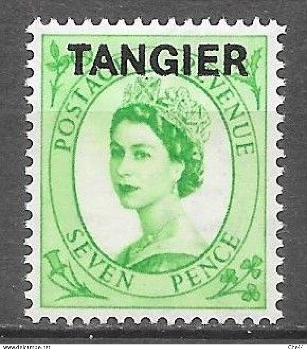 Bureaux Anglais : Tanger : Elisabeth II : N°64 Chez YT. - Morocco Agencies / Tangier (...-1958)