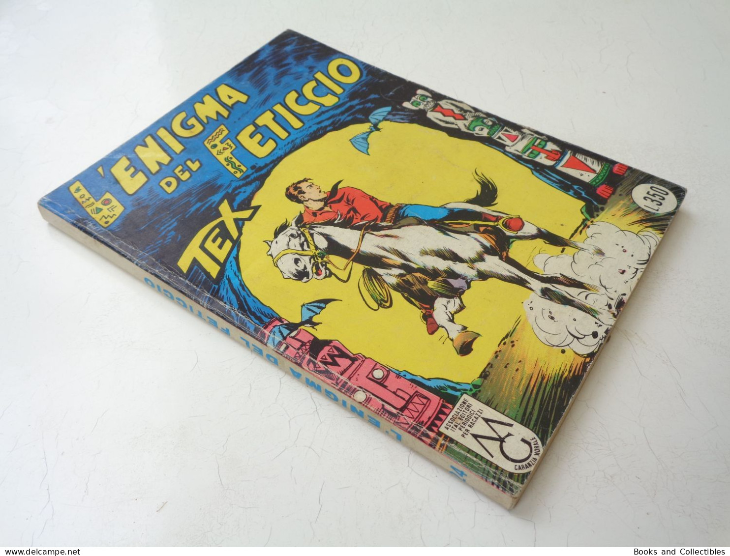 TEX GIGANTE N. 24 - L'ENIGMA DEL FETICCIO - Edizioni Araldo, Febbraio 1966 - Lire 350 - Tex