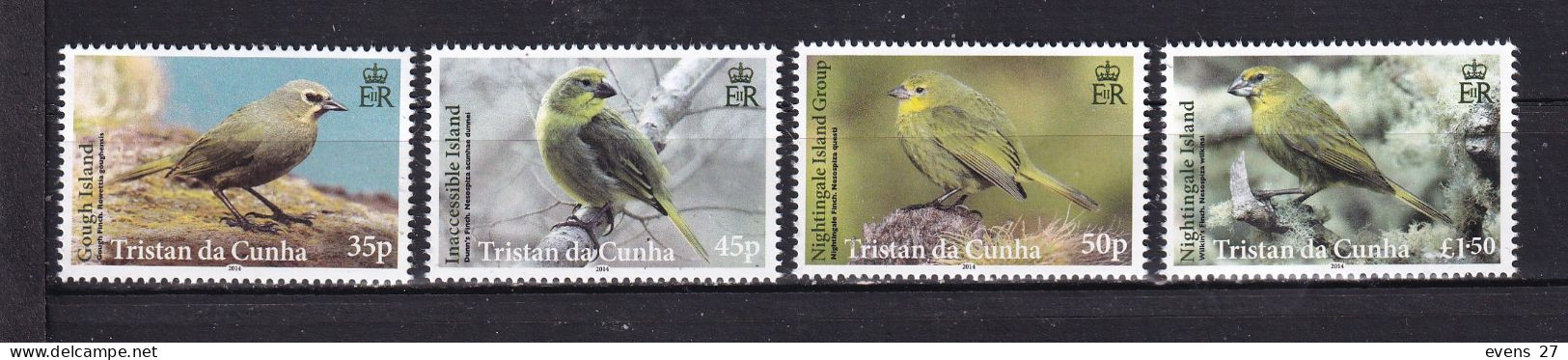 TRISTAN DA CUNHA-2014-CLIMBING BIRDS.-MNH - Piciformes (pájaros Carpinteros)