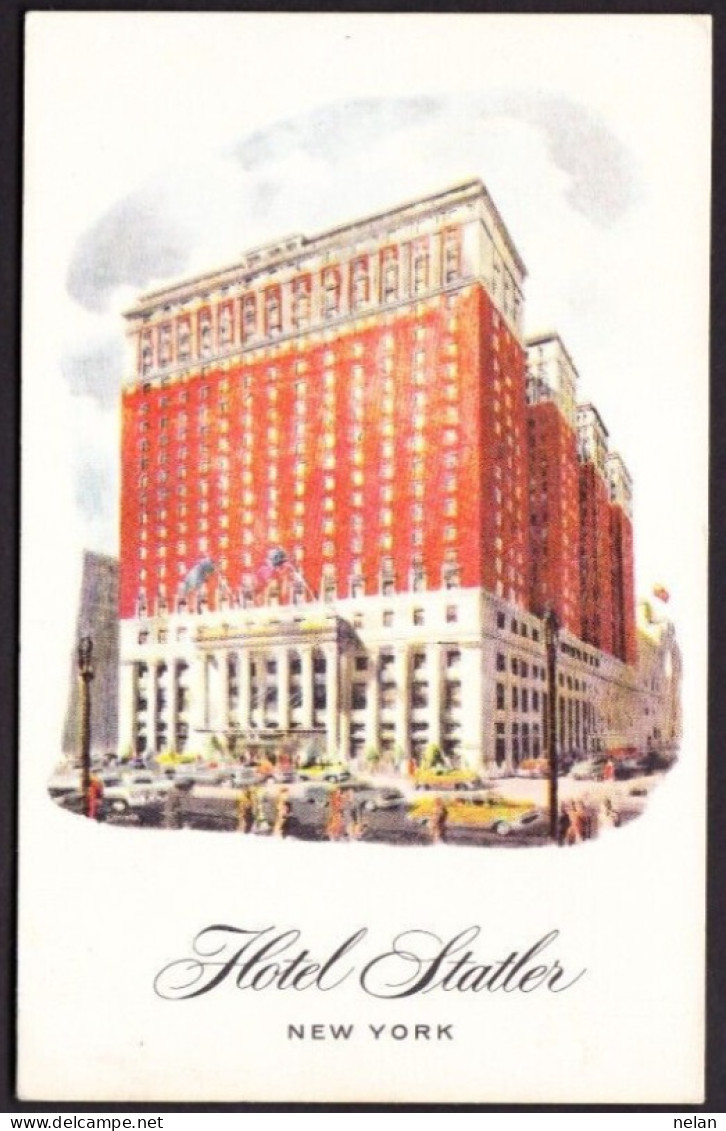 HOTEL STATLER NEW YORK - Cafes, Hotels & Restaurants