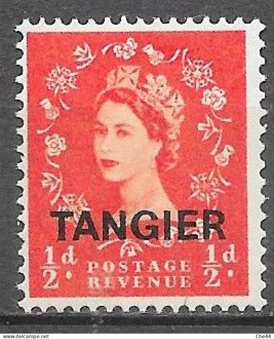 Bureaux Anglais : Tanger : Elisabeth II : N°56 Chez YT. - Morocco Agencies / Tangier (...-1958)