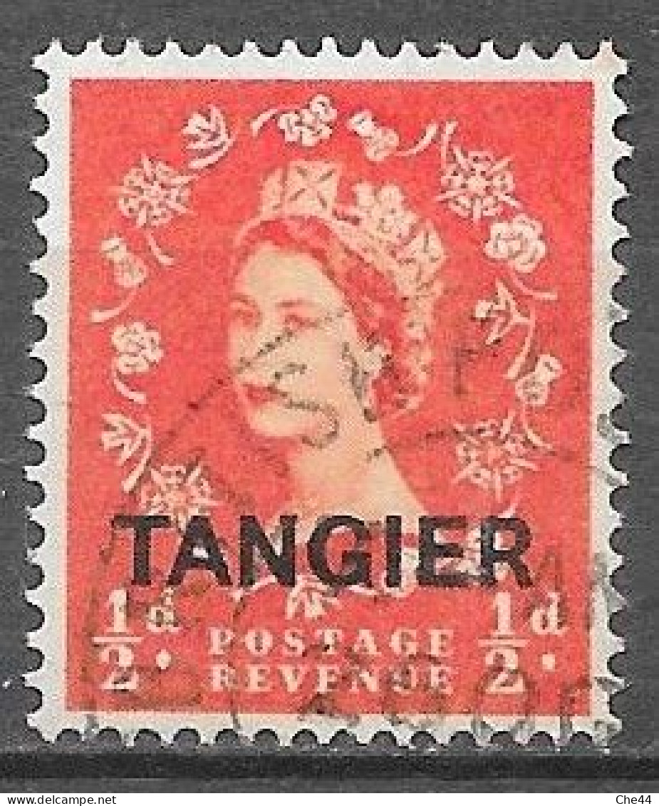Bureaux Anglais : Tanger : Elisabeth II : N°56 Chez YT. - Morocco Agencies / Tangier (...-1958)