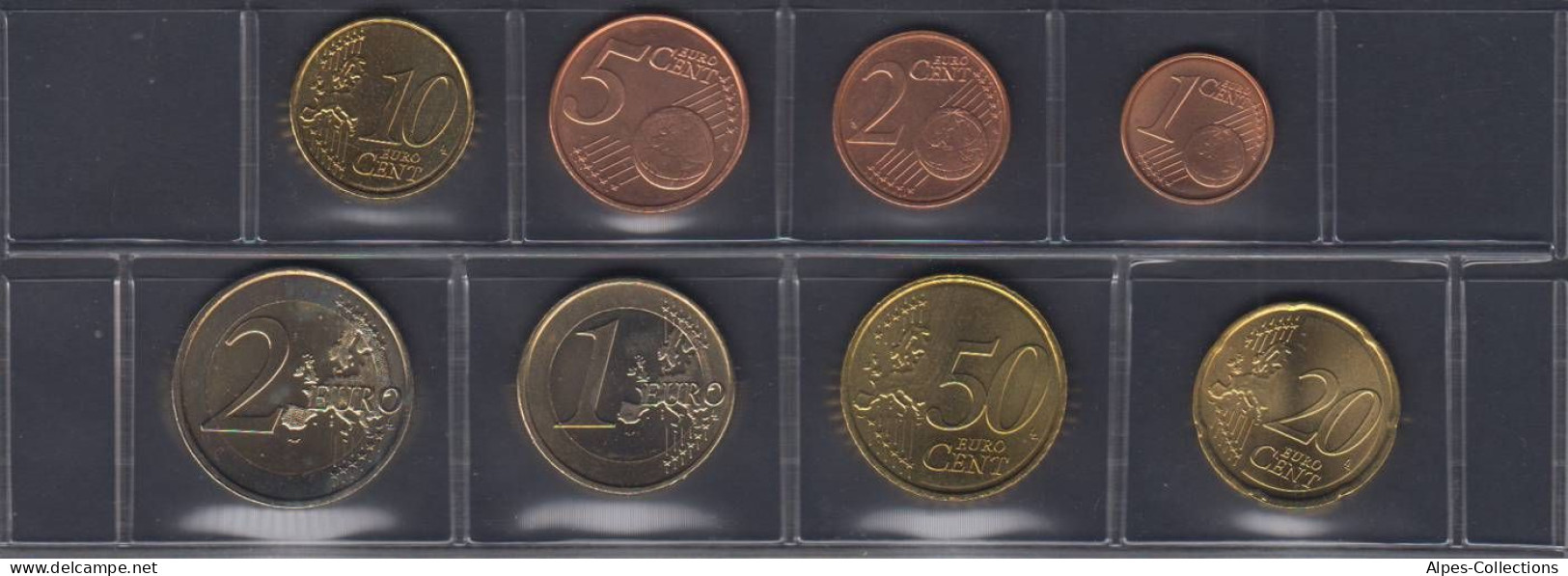 PBX2008.3 - SERIE PAYS-BAS - 2008 - 1 Cent à 2 Euros - Pays-Bas