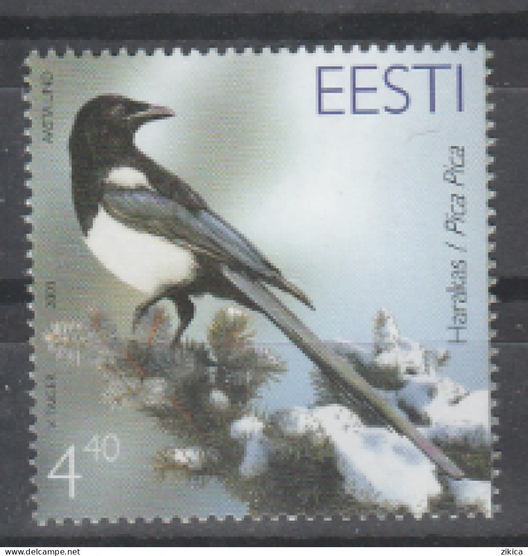 Estonia - 2003 Bird Of The Year - The Magpie. MNH** - Estland