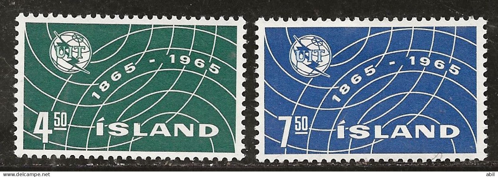 Islande 1965 N° Y&T : 345 Et 346 * - Ongebruikt