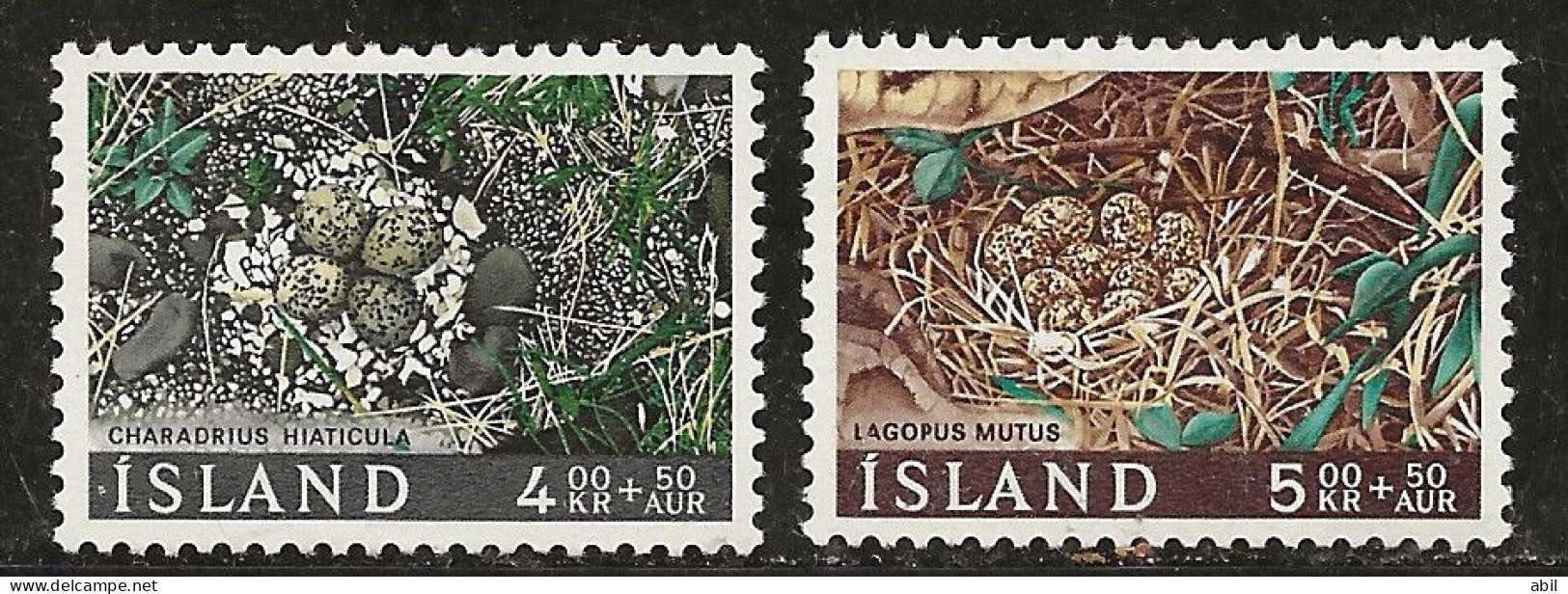 Islande 1967 N° Y&T : 368 Et 369 * - Nuevos