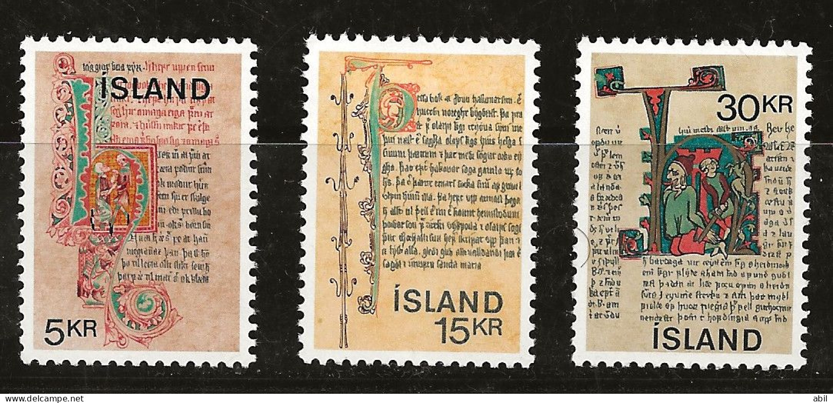 Islande 1970 N° Y&T : 392 à 394 * - Unused Stamps