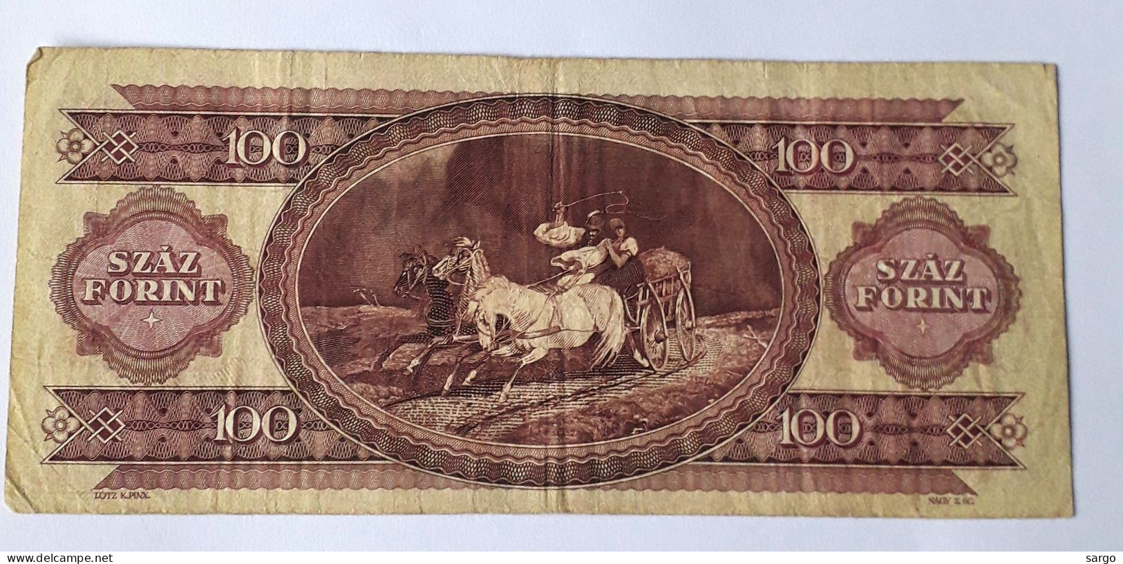 HUNGARY - 100 FORINT - 1993 - P 174b- CIRC - BANKNOTES - PAPER MONEY - CARTAMONETA - - Ungheria