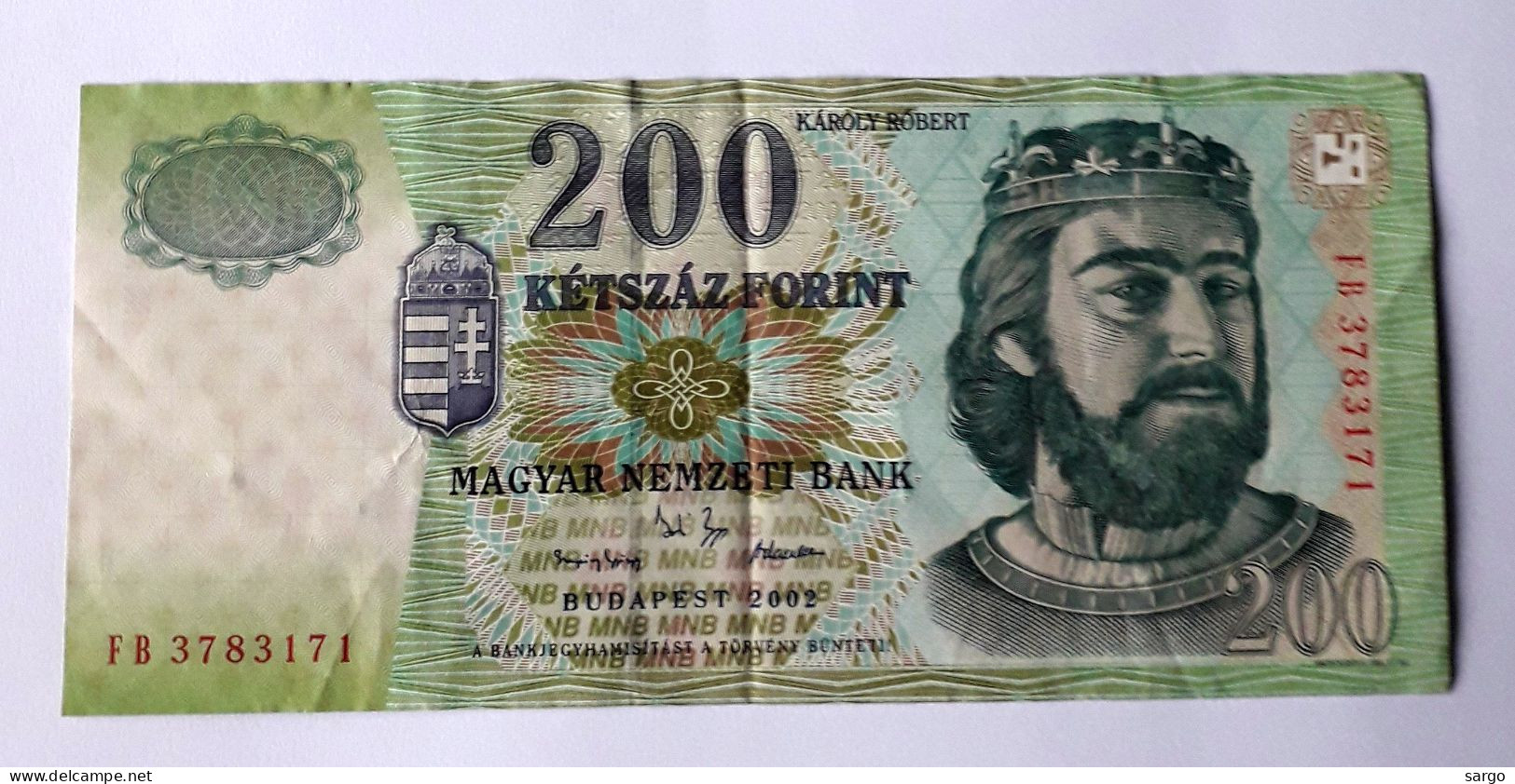 HUNGARY - 200 FORINT - 2002 - P 187b - CIRC - BANKNOTES - PAPER MONEY - CARTAMONETA - - Hungary