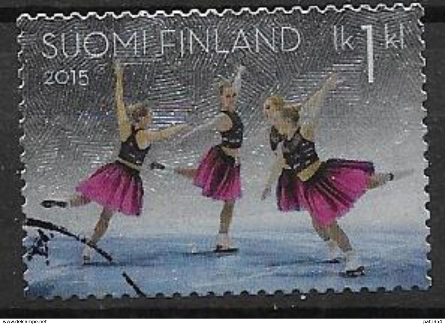 Finlande 2015 N° 2327 Oblitéré Sport Patinage Synchronisé - Gebruikt
