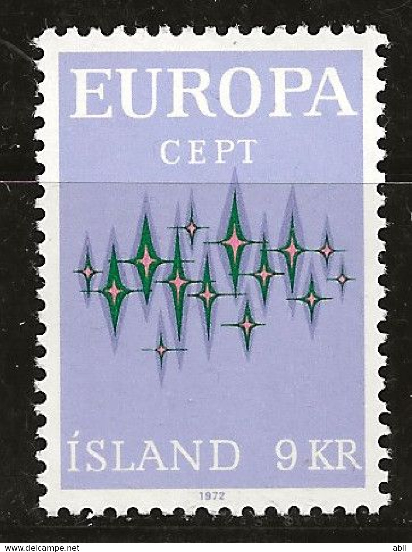 Islande 1972 N° Y&T : 414 * - Neufs