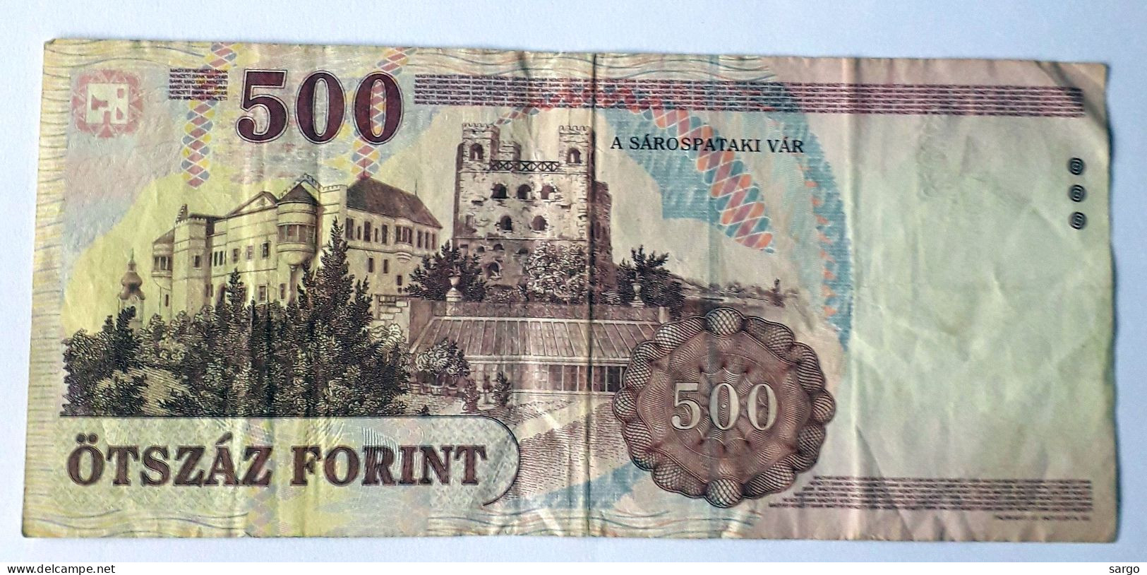 HUNGARY - 500  FORINT - 2002 - P 188b - CIRC - BANKNOTES - PAPER MONEY - CARTAMONETA - - Ungarn