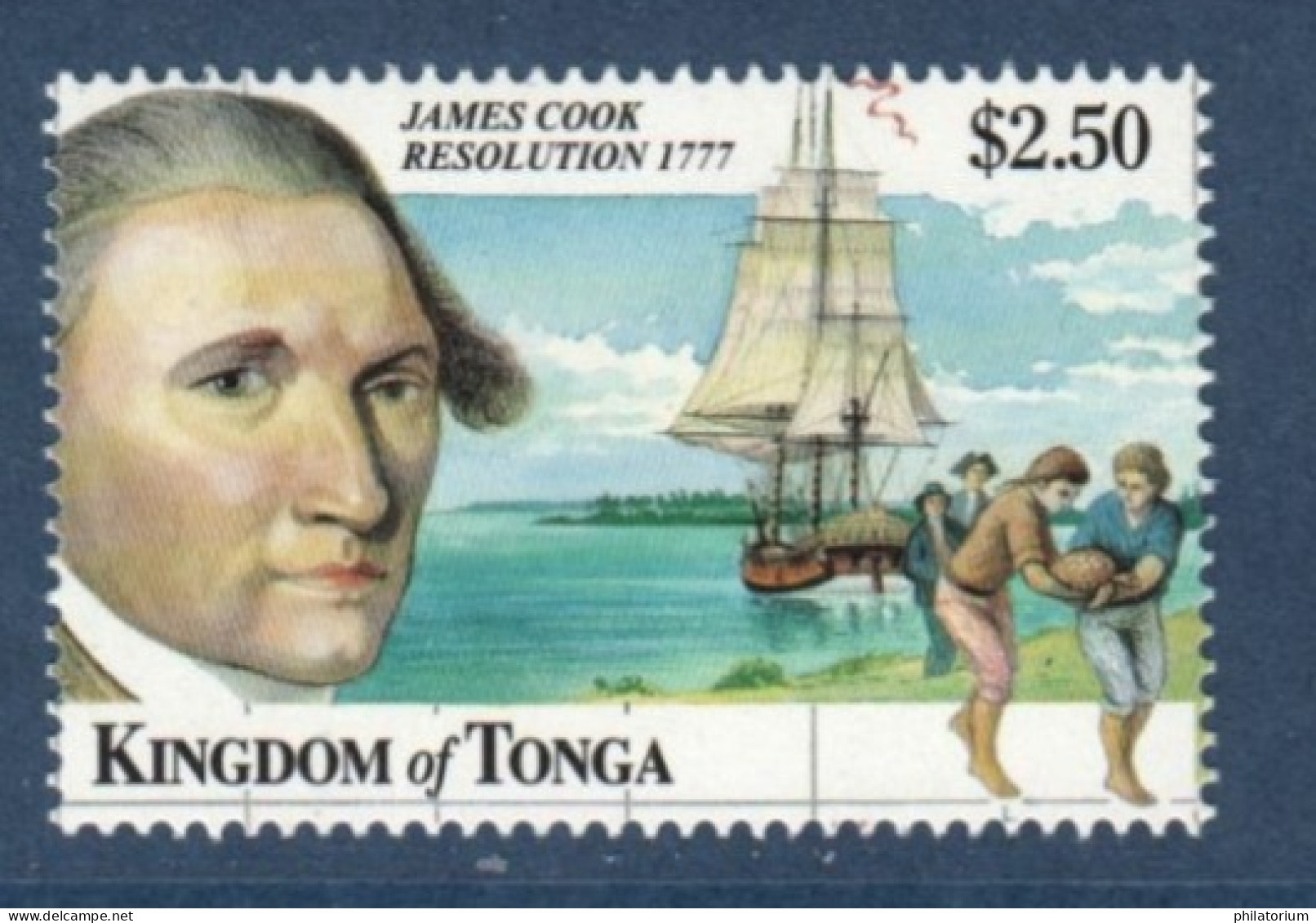 Tonga, **, Yv 1145, Mi 1550, SG 1451, Cook Et La Resolution, - Tonga (1970-...)