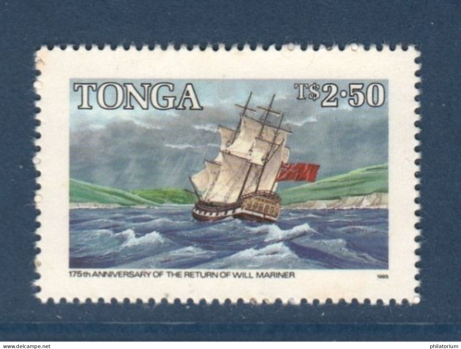 Tonga, **, Yv 601, Mi 918, SG 909, Les Aventures De William Mariner, - Tonga (1970-...)