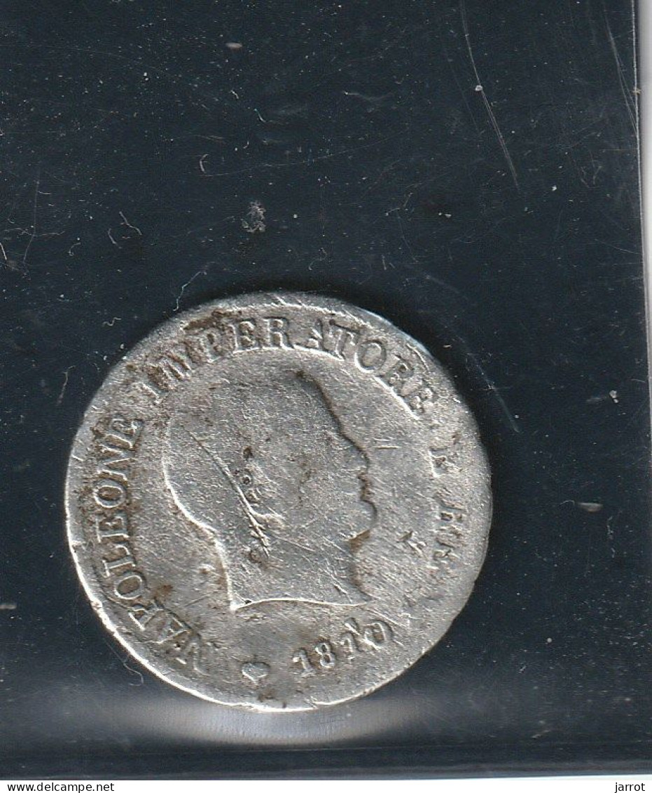 ITALY STATES NAPOLEON I. 10 SOLDI 1810 M Napoleon I. (1804-1814, 1815 - Napoleonic