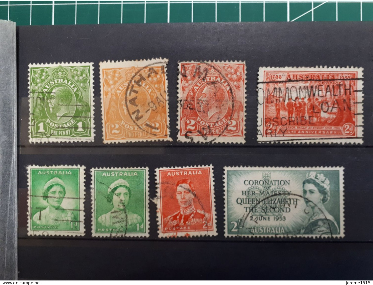Timbres Australie : Lot 1931, 1932,1937, 1938, 1953  & - Used Stamps