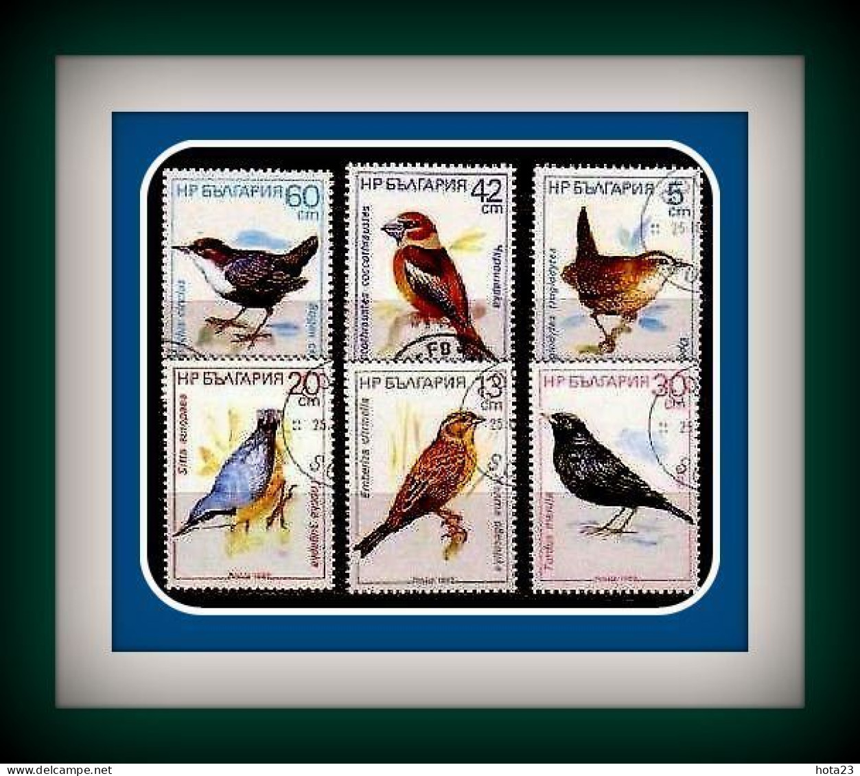 Bulgaria 1987 Birds  6 FULL STAMPSET Used - Used Stamps