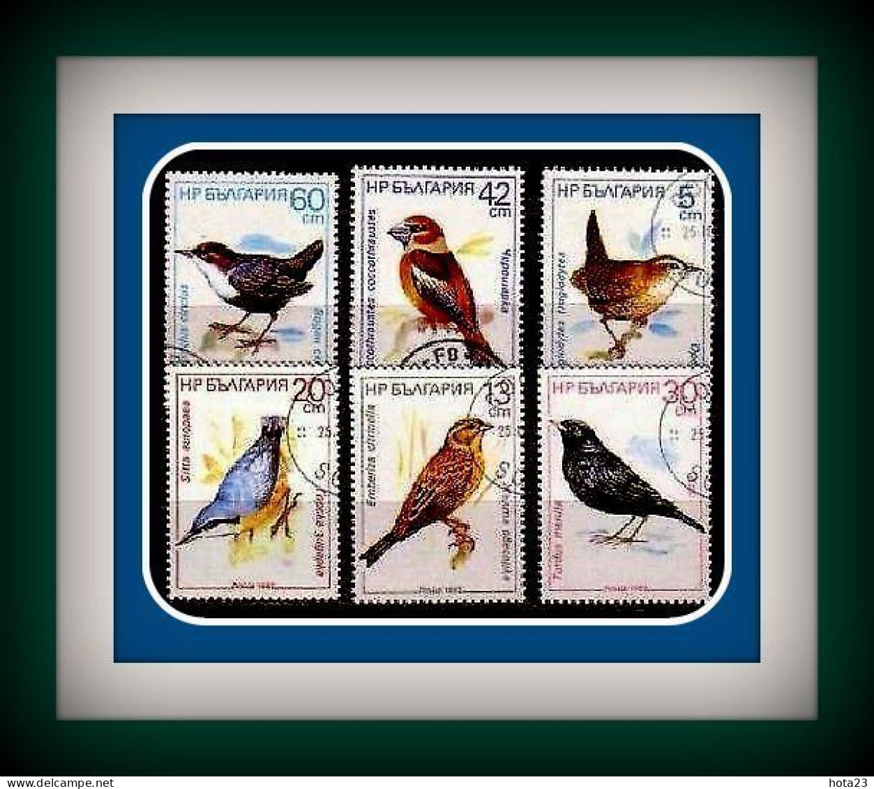 Bulgaria 1987 Birds  6 FULL STAMPSET Used - Gebraucht