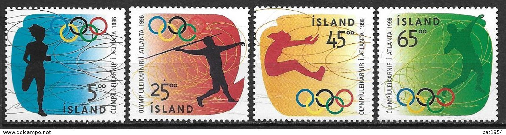 Islande 1996 N°799/802 Neufs Sport Jeux Olympiques D'Atlanta - Unused Stamps