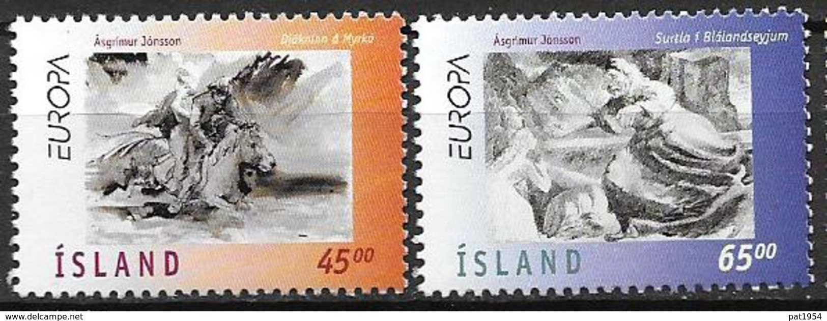 Islande 1997 N°825/826 Neufs Europa Contes Et Légendes - Ongebruikt