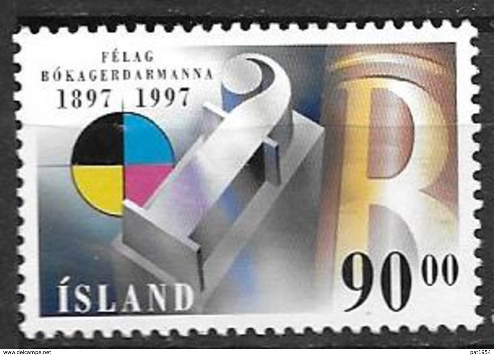 Islande 1997 N°827 Neuf Industrie Graphique - Ungebraucht