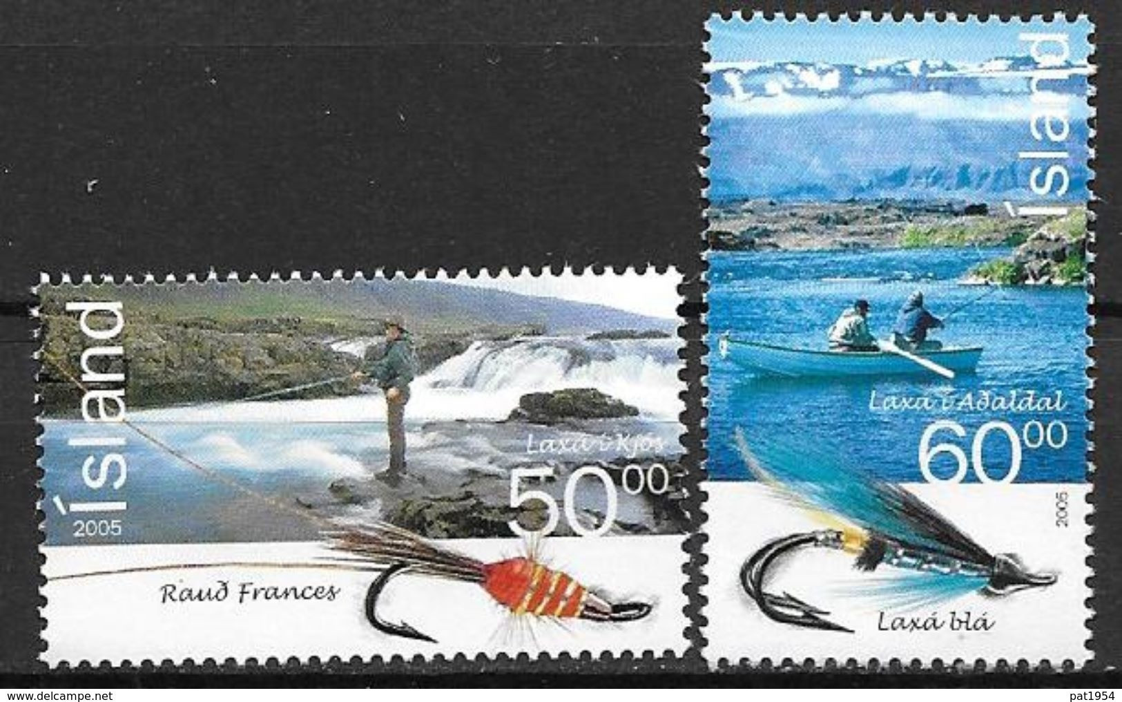 Islande 2005 N°1032/1033 Neufs** Mouches Pour Pêche Au Saumon - Neufs