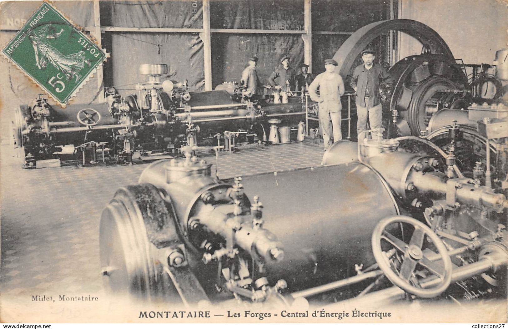 60-MONTATAIRE- LES FORGES, CENTRAL D'ENERGIE ELECTRIQUE - Montataire