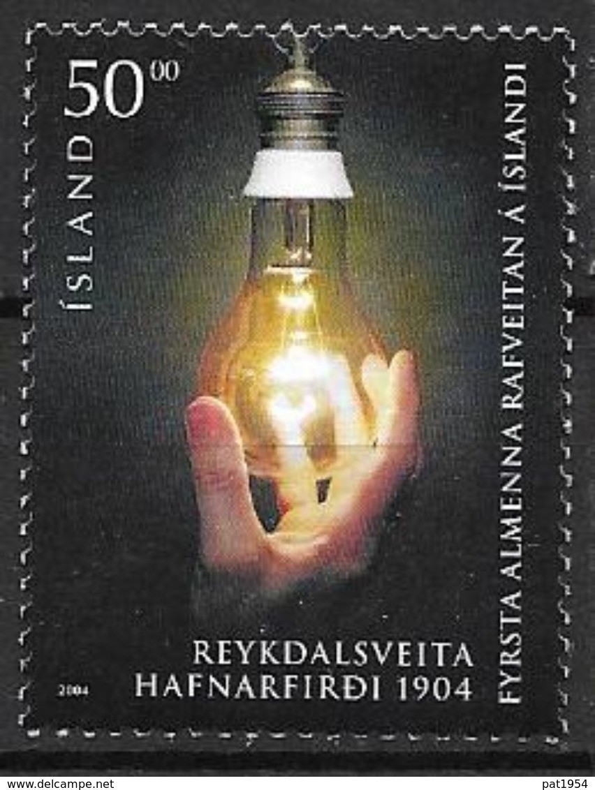 Islande 2004 N°1001 Neuf** Centrale Hydroélectrique De Reykdal - Unused Stamps