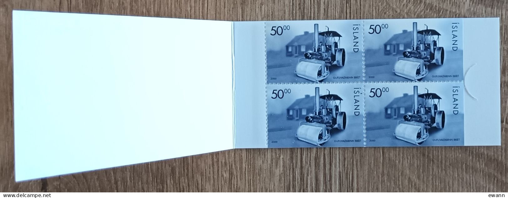 Islande - Carnet YT N°C888 - Rouleau Compresseur - 2000 - Neuf - Postzegelboekjes