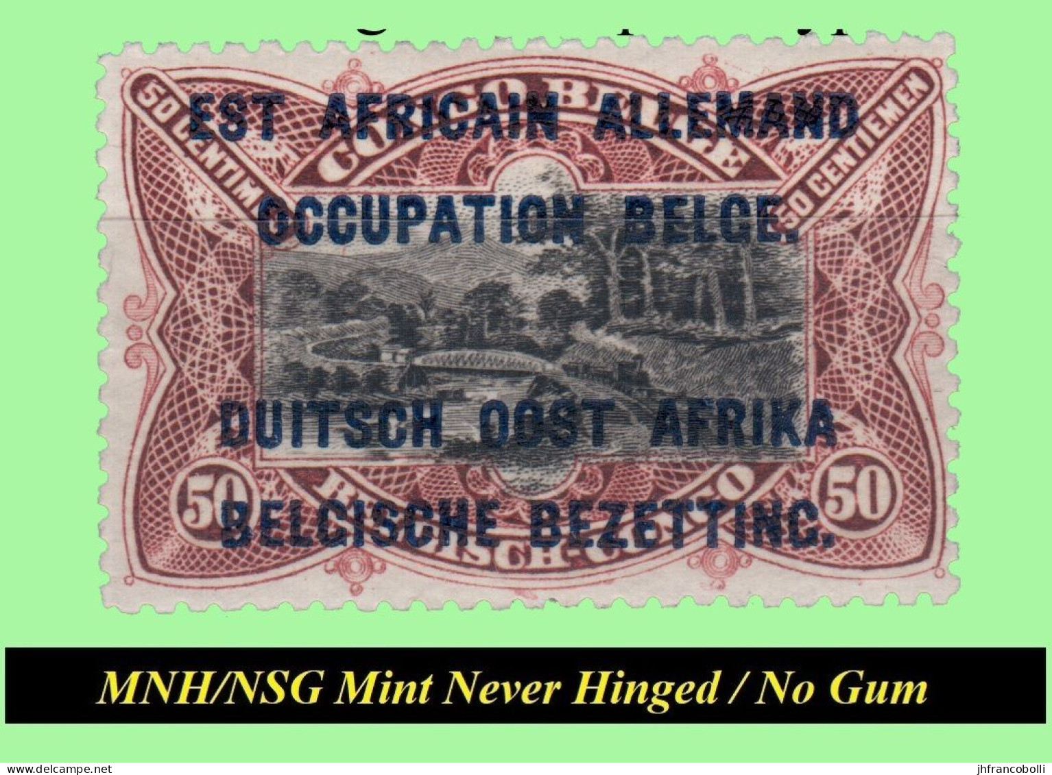 1916  RUANDA-URUNDI MNH /NSG RU 028/034  SMALL SELECTION (7 Stamps) WITH BELGIAN OCCUPATION OVERPRINTS - Ungebraucht