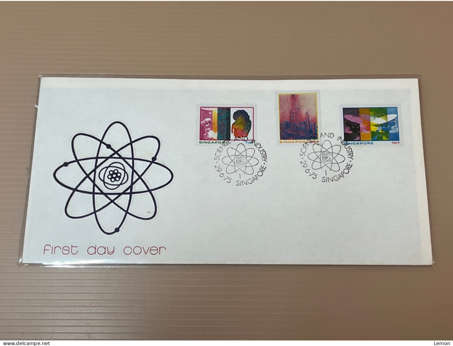 Singapore FDC First Day Cover 1975 - Science & Industry - Singapur (1959-...)