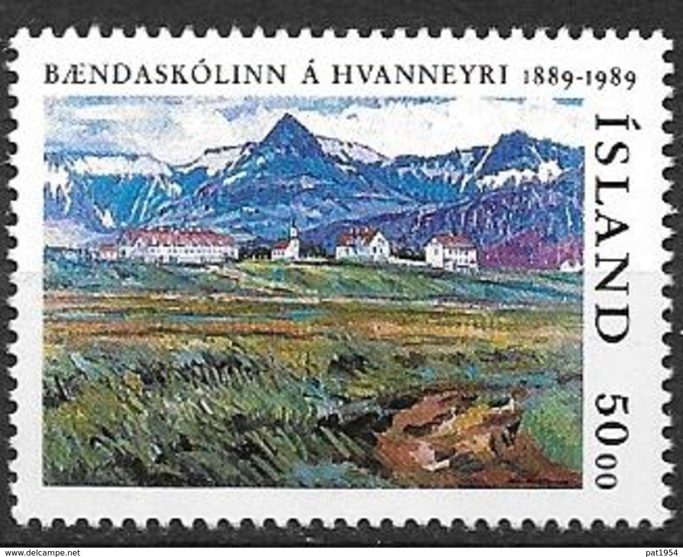 Islande 1989 N° 659 Neuf école D'agriculture De Hvanneyri - Nuevos