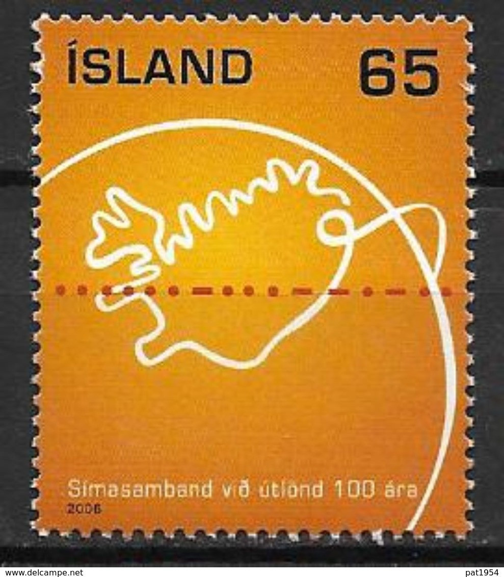 Islande 2006 N°1069 Neuf** Centenaire Du Téléphone En Islande - Unused Stamps