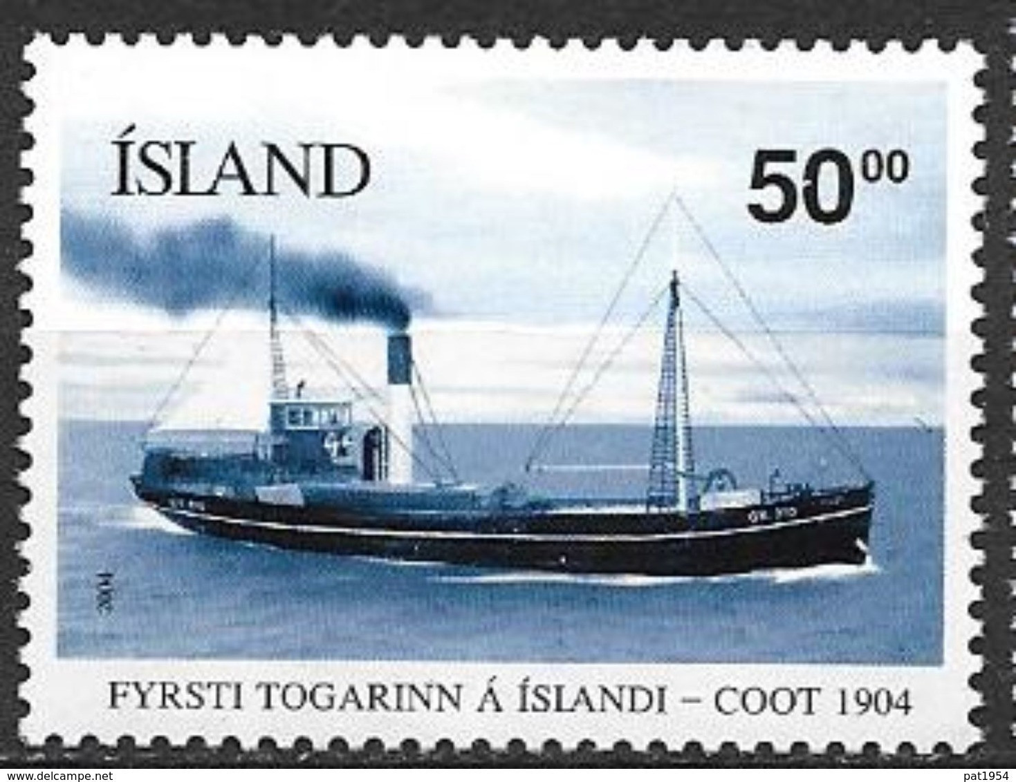 Islande 2004 N°982 Neuf** Bateau - Ungebraucht