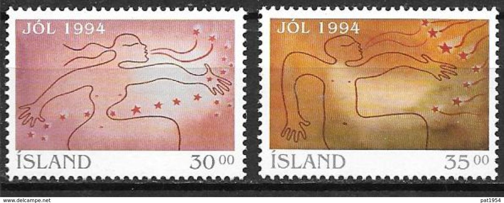 Islande 1994 N° 768/769 Neufs Noël - Unused Stamps