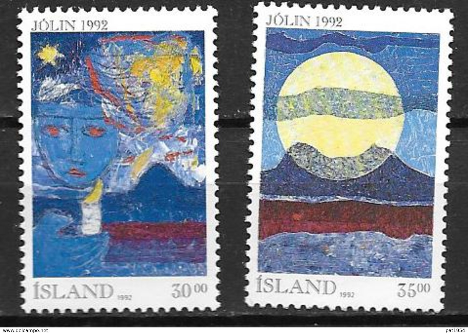 Islande 1992 N° 727/728 Neufs Noël - Unused Stamps