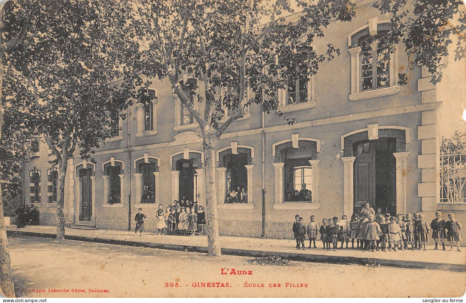 CPA 11 GINESTAS / ECOLE DES FILLES - Altri & Non Classificati