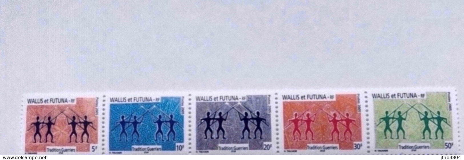 WALLIS ET FUTUNA 2005 - 5 V Neuf ** YT 635 A 639 - Unused Stamps