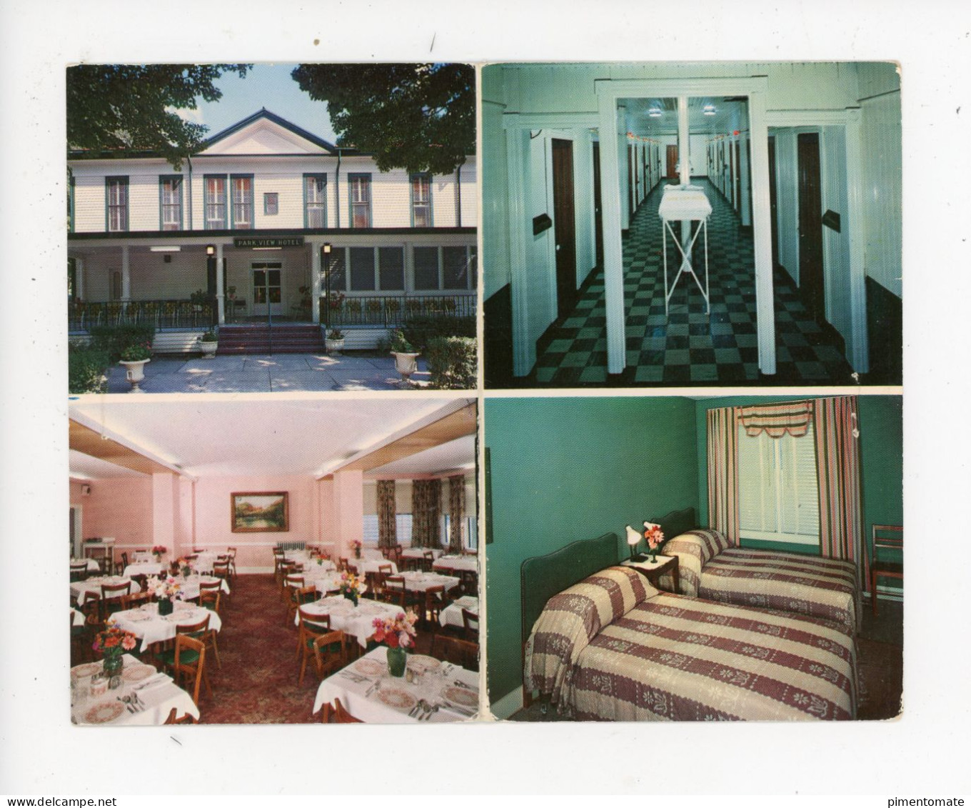 NEW YORK PARK VIEW HOTEL SHARON SPRINGS 1962 - Bares, Hoteles Y Restaurantes