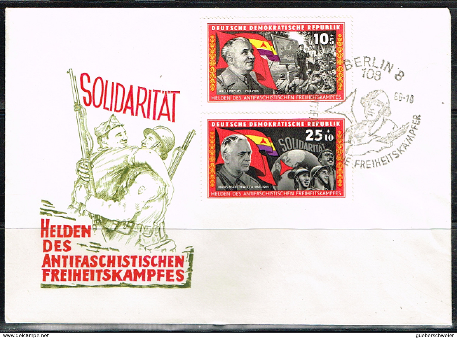 SOLID L 8 - ALLEMAGNE DEMOCRATIQUE Brigades Guerre D'Espagne - 1950-1970