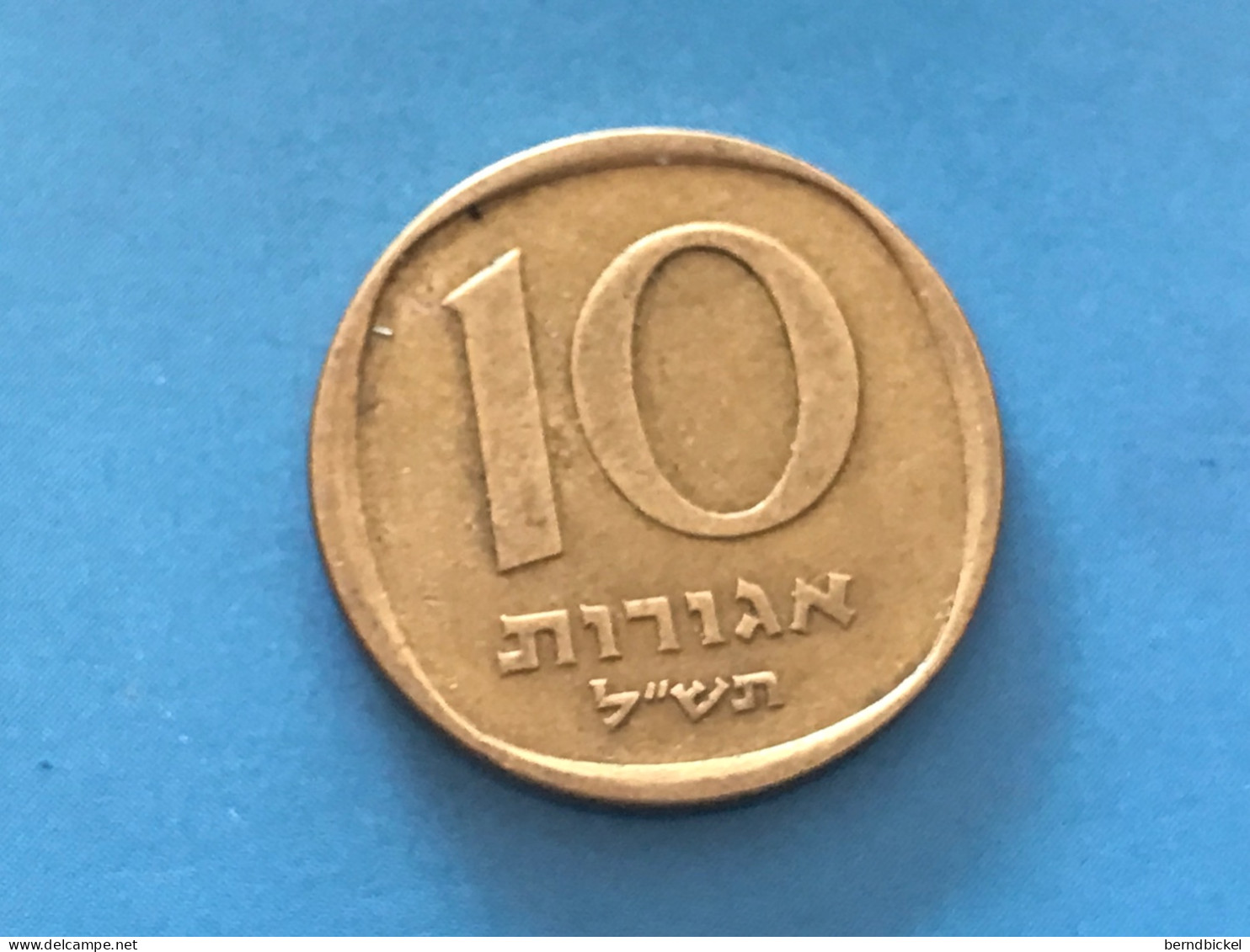 Münze Münzen Umlaufmünze Israel 10 Agorot 1970 - Israele