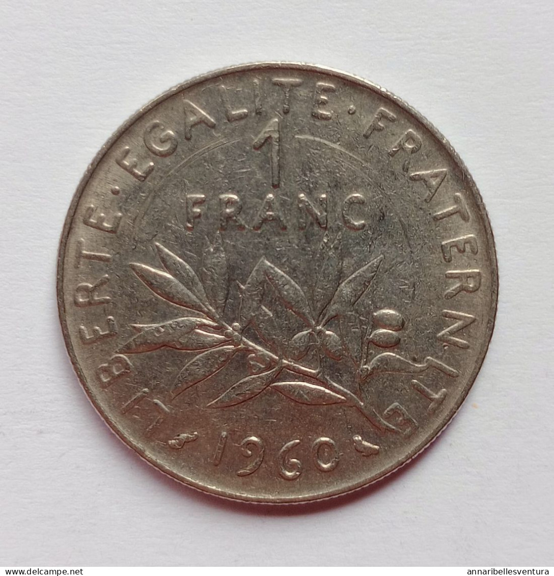 FRANCIA. 1 FRANC, 1960. MUY RARO. - Sammlungen