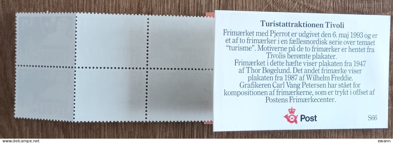 Danemark - Carnet YT N°C1057 - Norden / Tourisme Dans Les Régions Nordiques / Tivoli - 1993 - Neuf - Markenheftchen