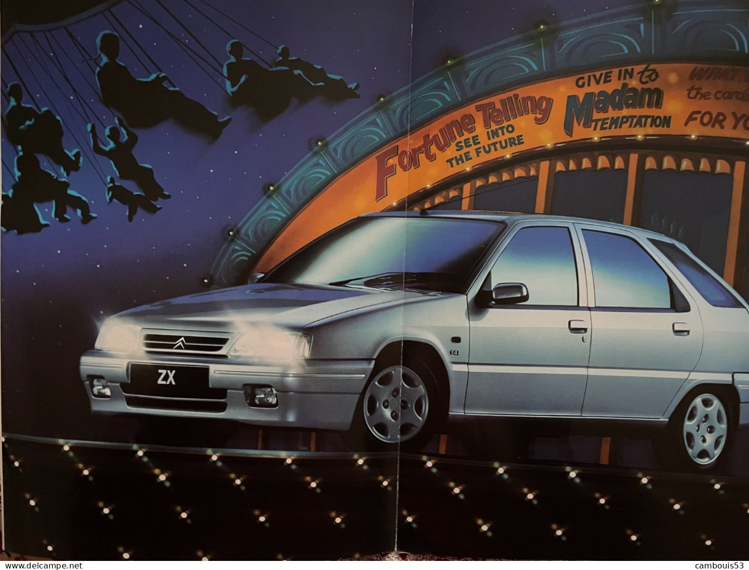 Citroën ZX Temptation Catalogue Dépliant En Anglais English. - Royaume-Uni