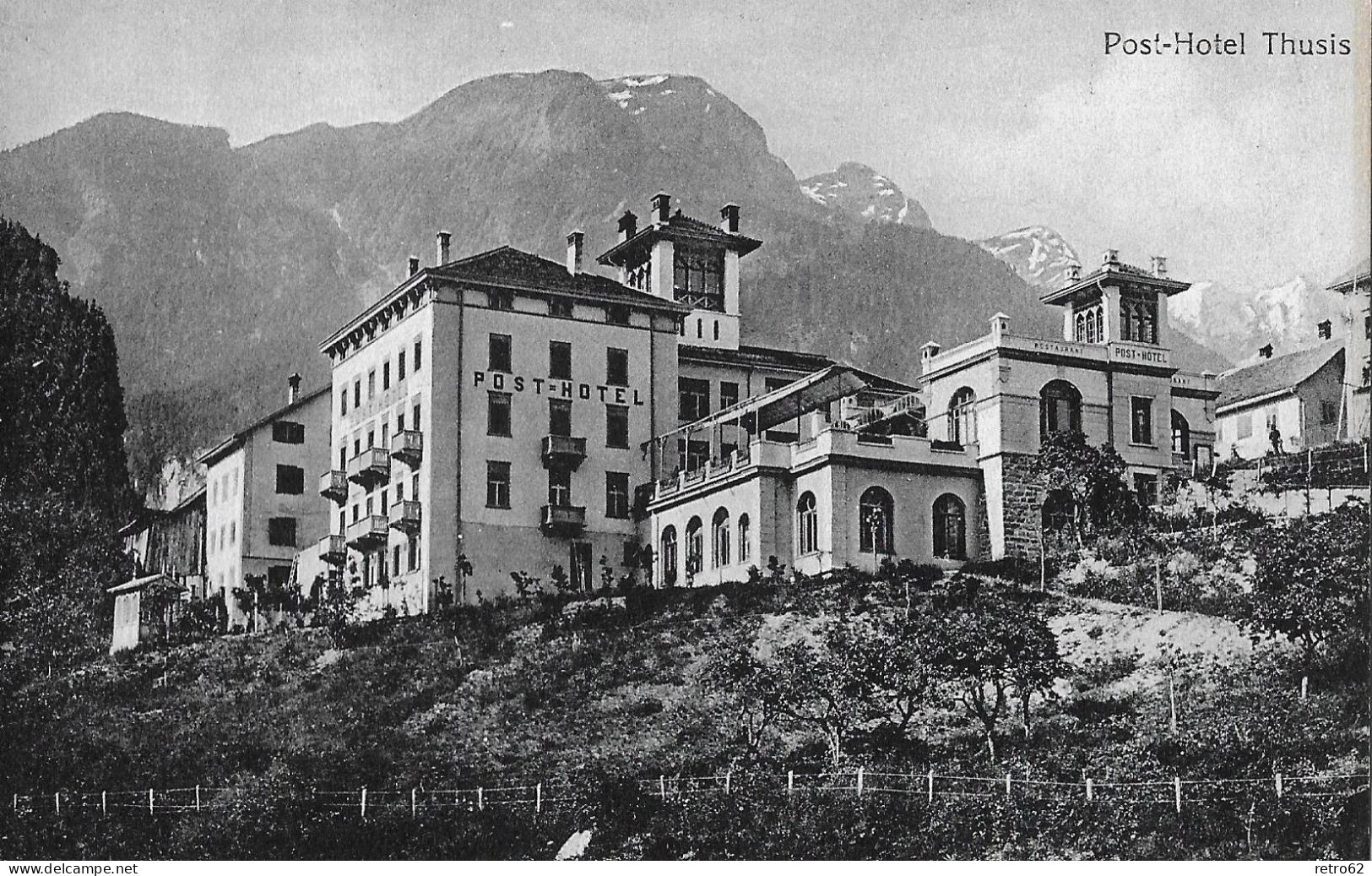 THUSIS ► Post-Hotel Thusis Ca.1920 - Thusis